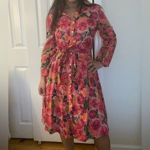 Ro’s Garden like new shirt dress